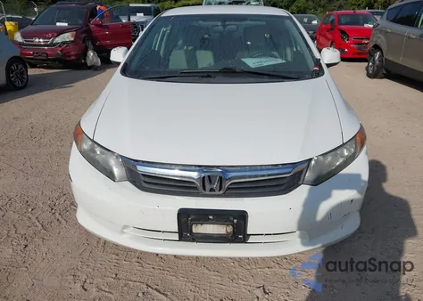 2012 Honda Civic Lx из США, поврежденный, VIN 19XFB2F53CE095779